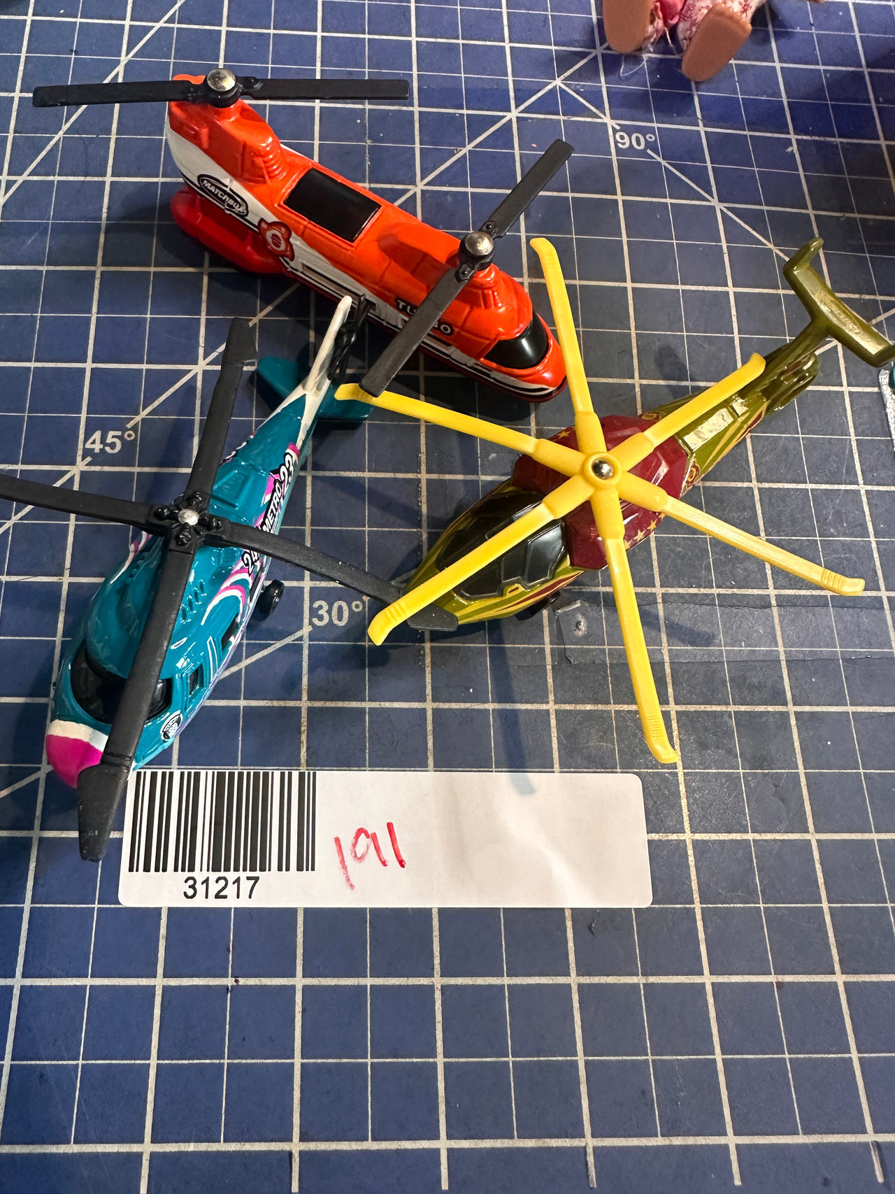 Matchbox Die-Cast HELICOPTERS  Lot of 3. 191