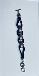Brighton Braided Leather Slider Bracelet - Image 1