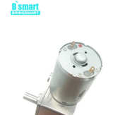 BRINGSMART 12V 6rpm DC Worm Gear Motor 25 kg.cm High Torque Low Speed Mini Turbi - Image 2