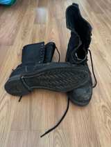 Steel Cap Toe Combat Boots 11 W - Image 3