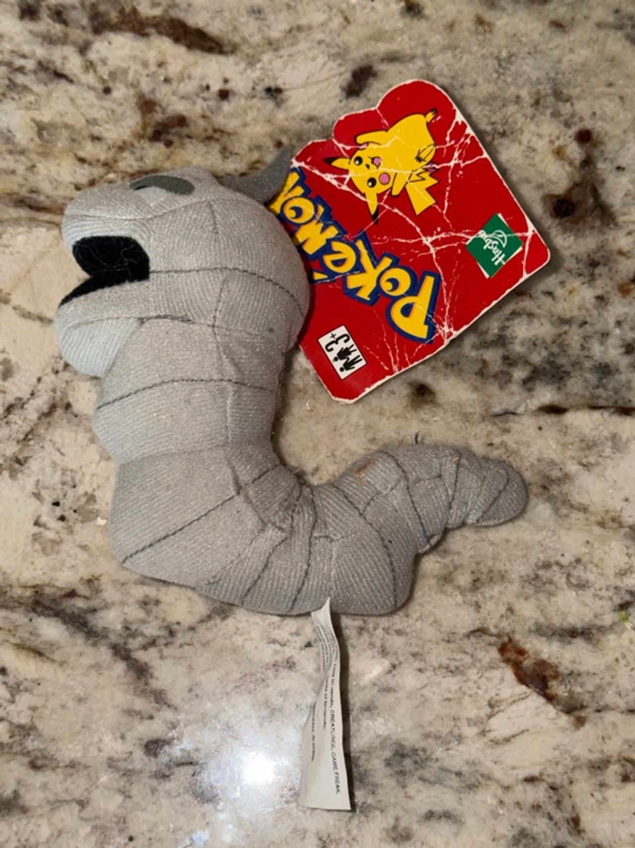 Hasbro Pokemon Onix Plush Gray