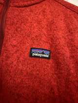 Patagonia Women's Better Sweater 1/4 Zip - Red Medium  - Image 4