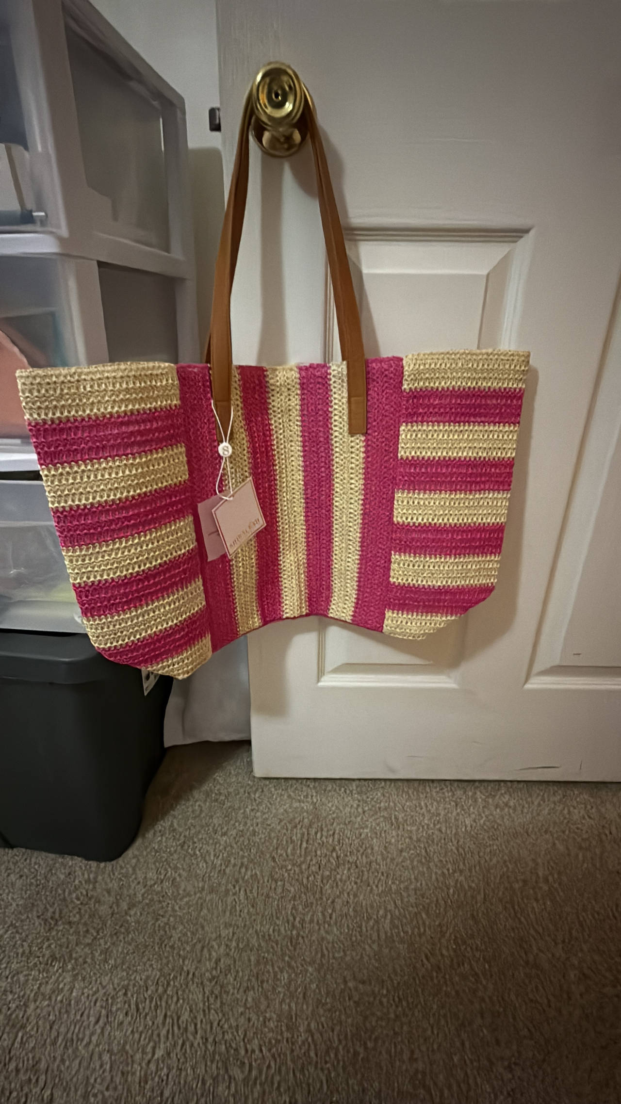 Straw Tote Bag