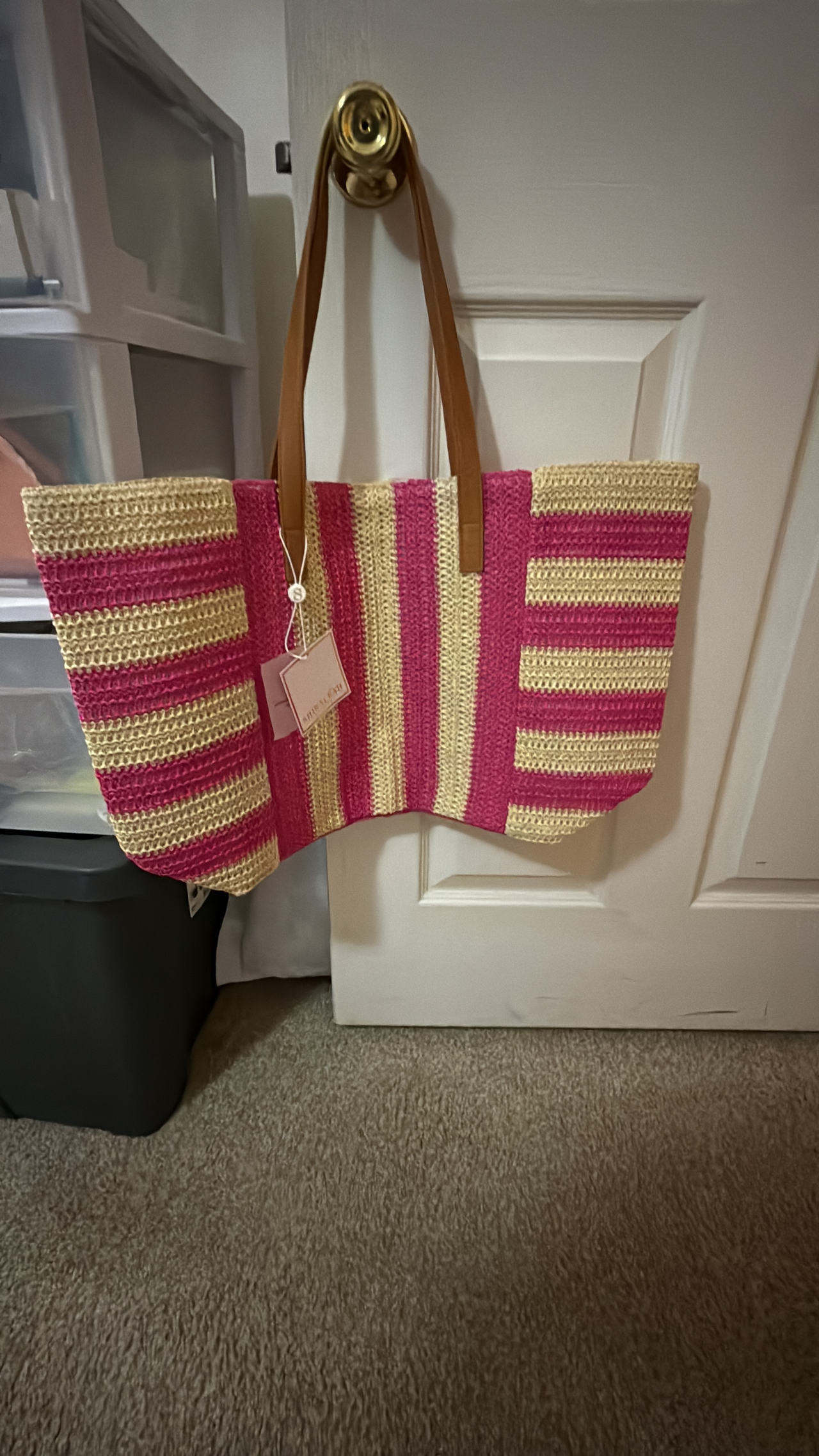 Straw Tote Bag