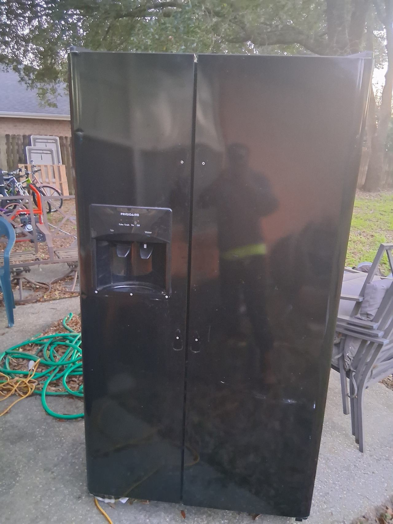 Frigidaire Side-by-Side Refrigerator with Water and Ice Dispenser