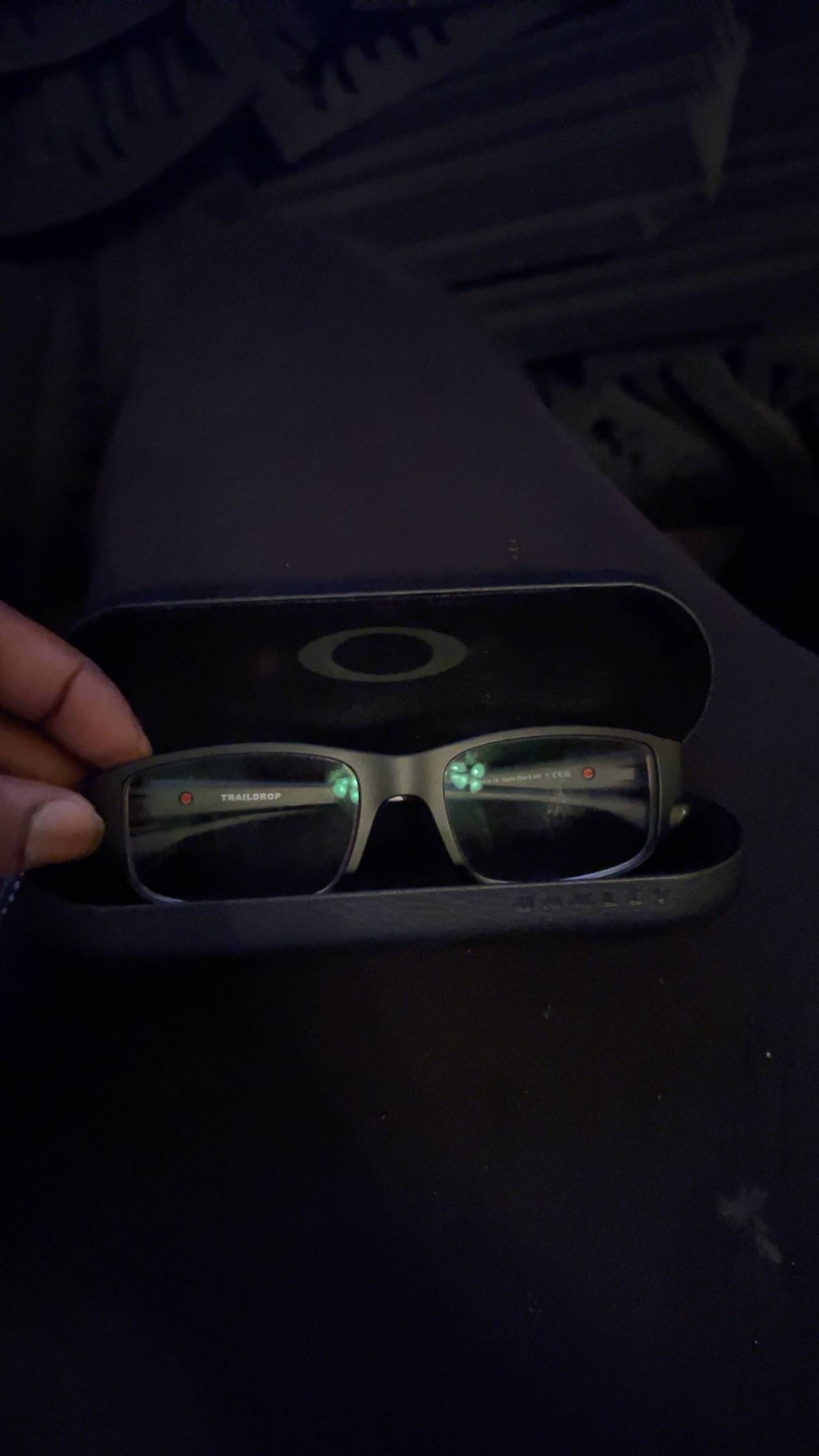 Oakley Traildrop Satin Black Eyeglasses