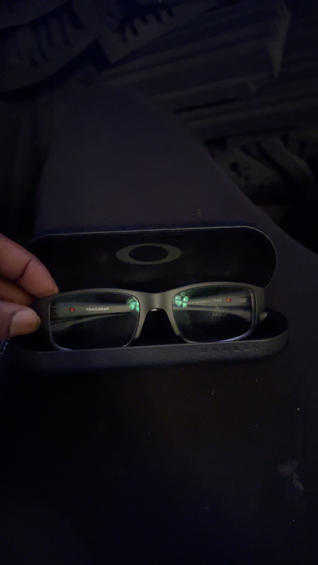 Oakley Traildrop Satin Black Eyeglasses