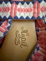 Nupie Italian Leather Sandals with Colorful Straps - Image 4