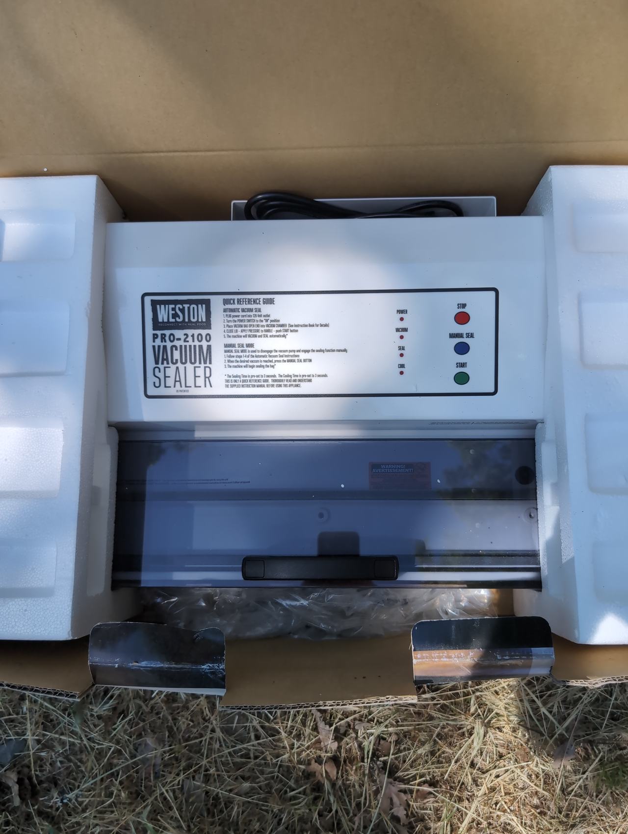Weston Pro-2100 Vacuum Sealer