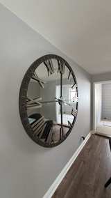 Uttermost Rundell Mirrored Wall Clock - Image 3