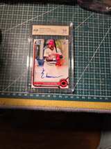 2022 Bowman Chrome Elly De La Cruz 1st Bowman Autograph DCM 10 - Image 2