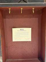 Primitive Wooden Star Wall Box with Door - Image 5
