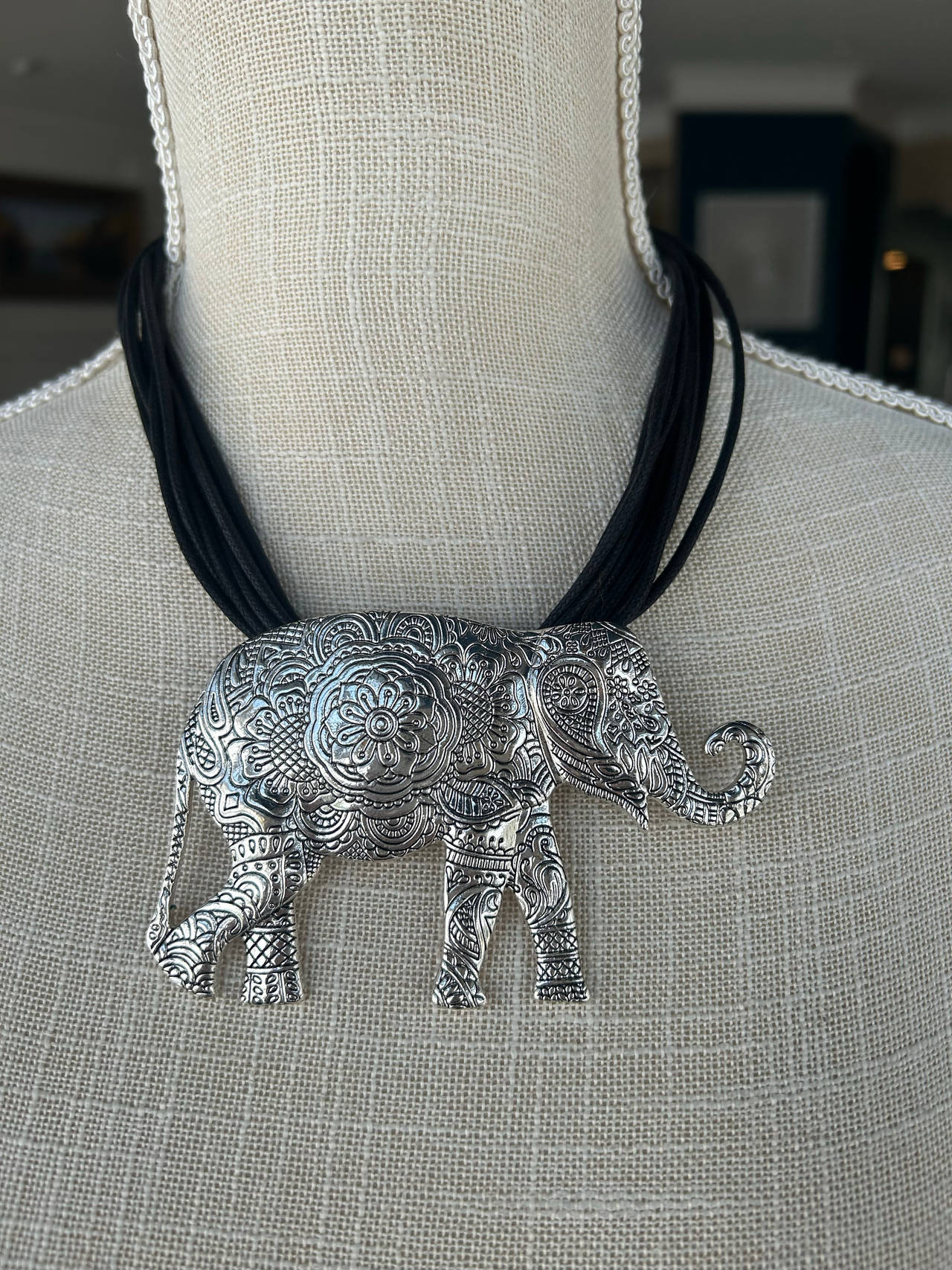 Elephant Pendant Necklace