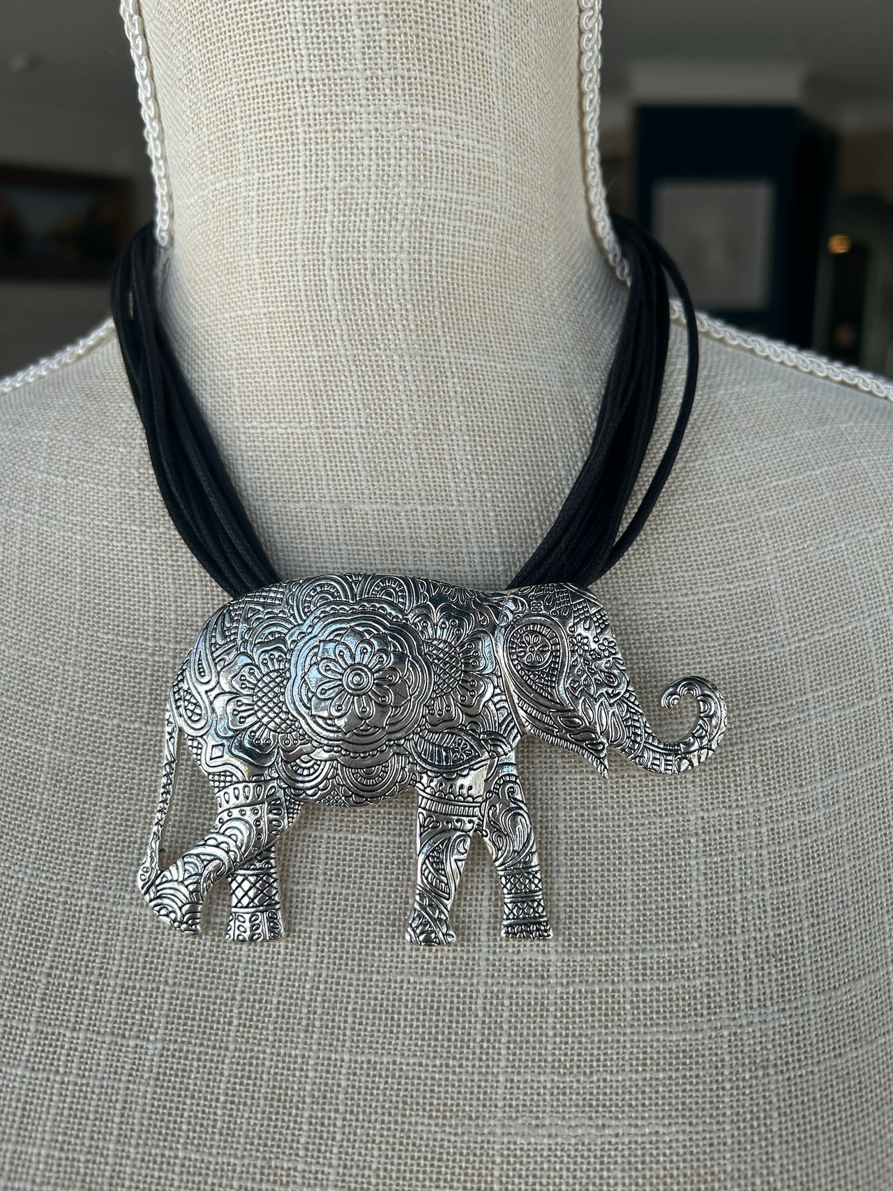 Elephant Pendant Necklace