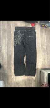 Ed Hardy Vintage Baggy Y2K Denim Jeans - Image 1