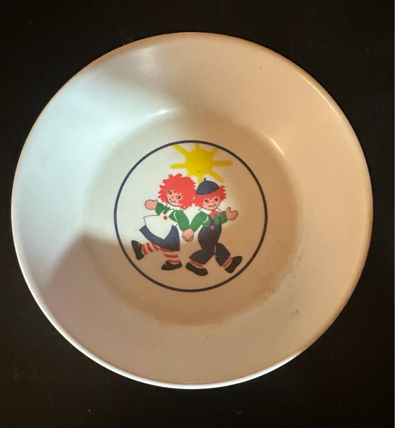Anacapa Raggedy Ann & Andy Melamine Bowl