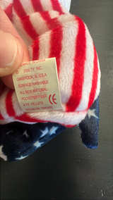 Ty Righty 2000 Red White Blue Elephant - Image 7