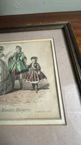 La Mode Illustrée 19th Century French Fashion Print (Framed) - Image 2