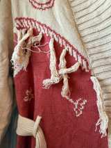 NWT IDYLLWIND MIRANDA LAMBERT Size L CARDIGAN Wrap FRINGE Bronco Rust/Tan - Image 4