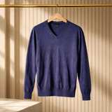 Banana Republic Silk Cashmere Cotton V-Neck Sweater sz Medium - Image 4