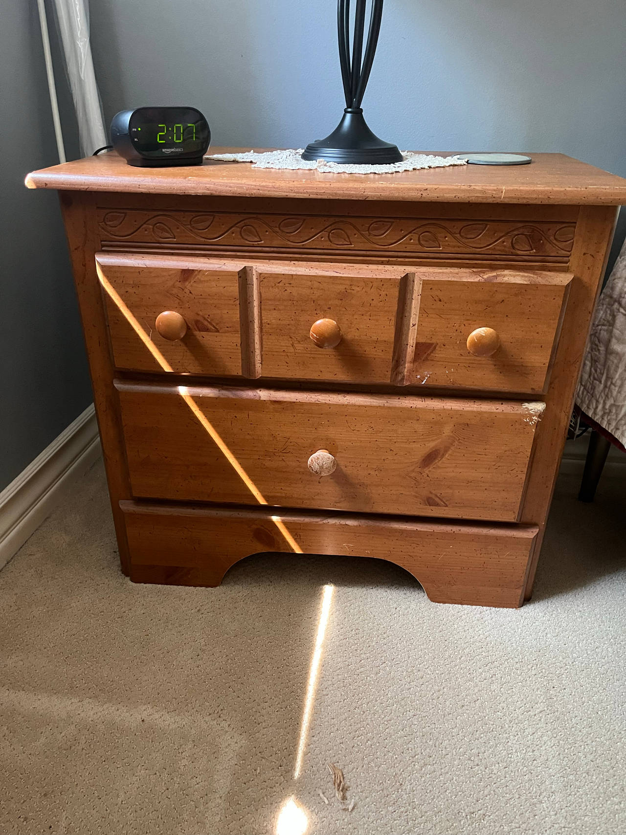 Wooden Nightstand