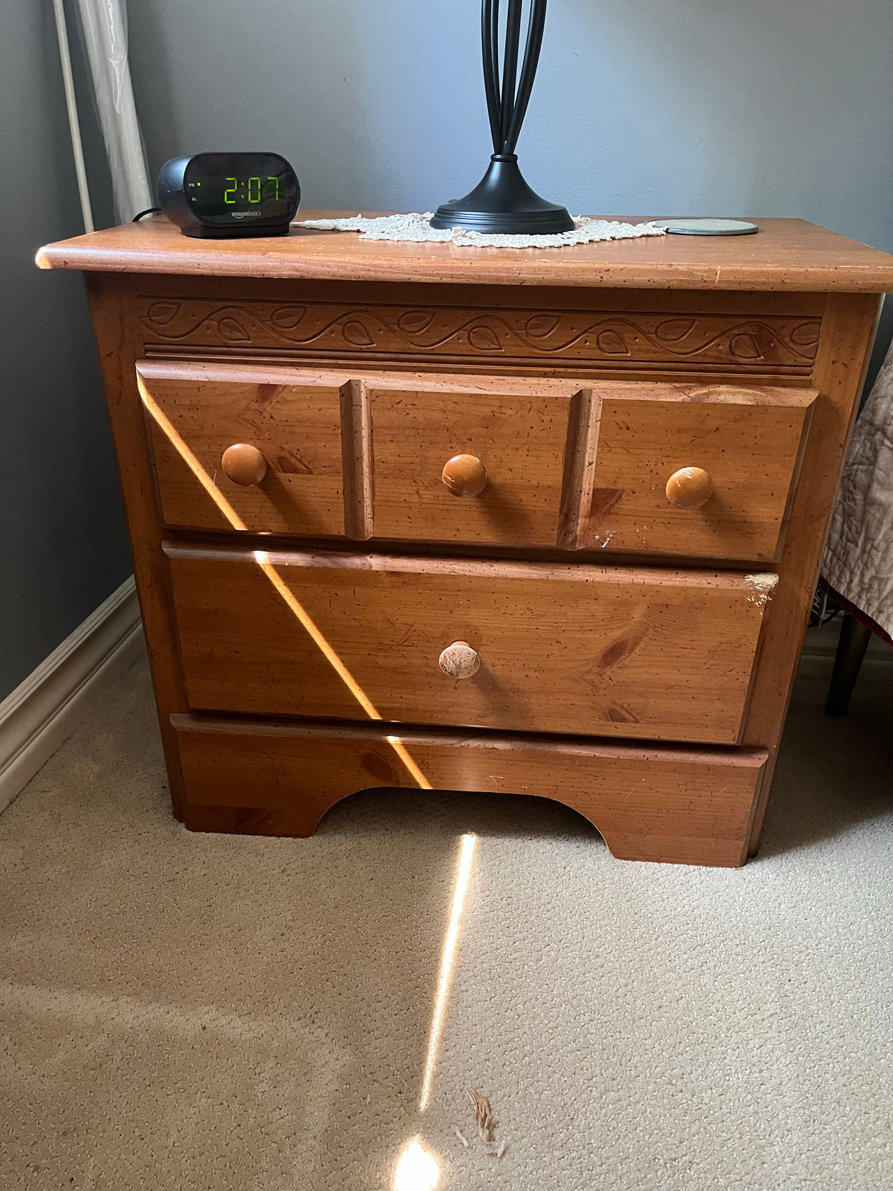 Wooden Nightstand