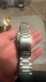 Seiko 5 Automatic Gold Checkerboard Dial Watch - Image 3