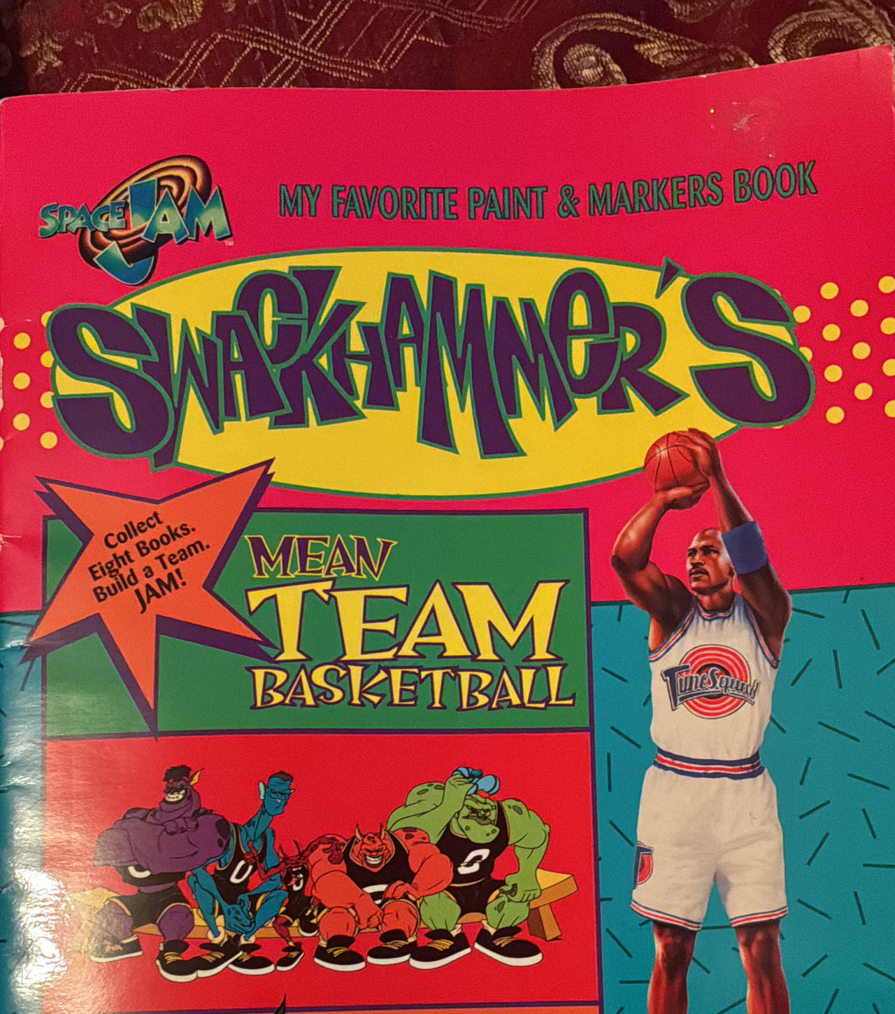 Space Jam: Swackhammer's Mean Team Basketball Paint & Markers Book