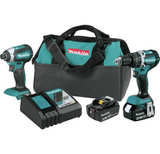 Makita xt269m Brushless Cordless 2-Pc. Combo Kit with battery and charger. - Image 1