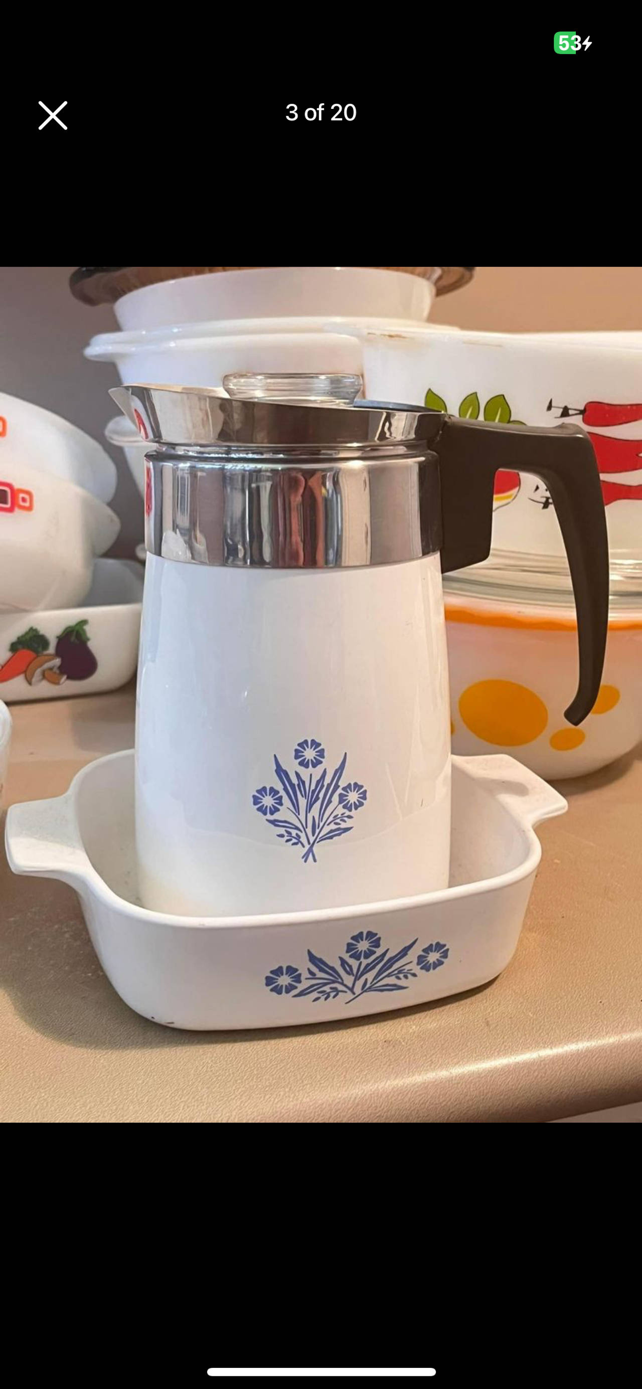 CorningWare Percolator