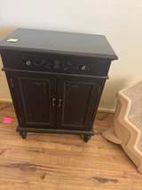 Black Wooden Accent Cabinet - Image 3