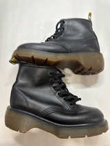 Dr. Martens Jadon Black Leather Platform Boots Size 5.5 - Image 1