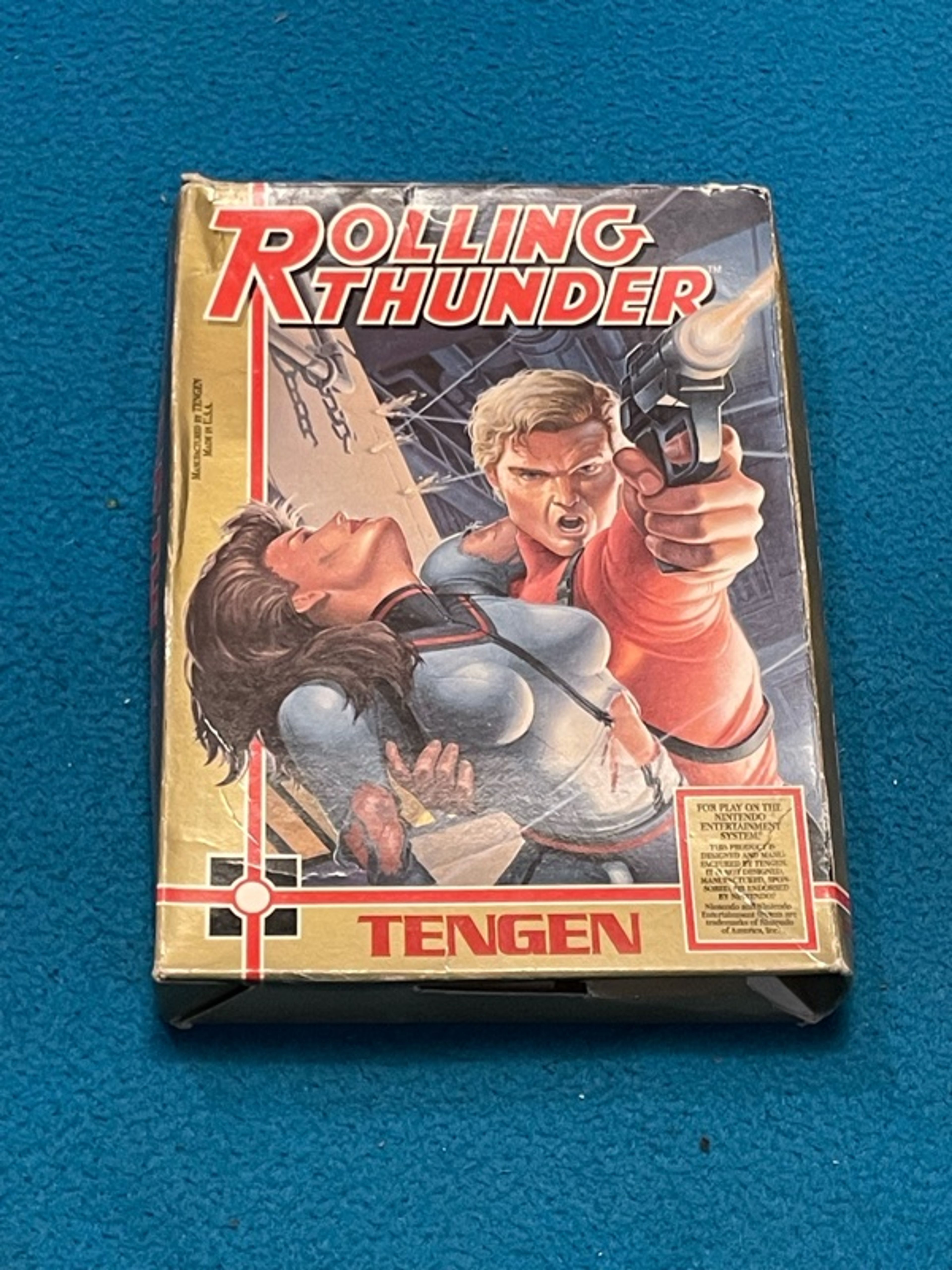 Nintendo NES Rolling Thunder Cartridge
