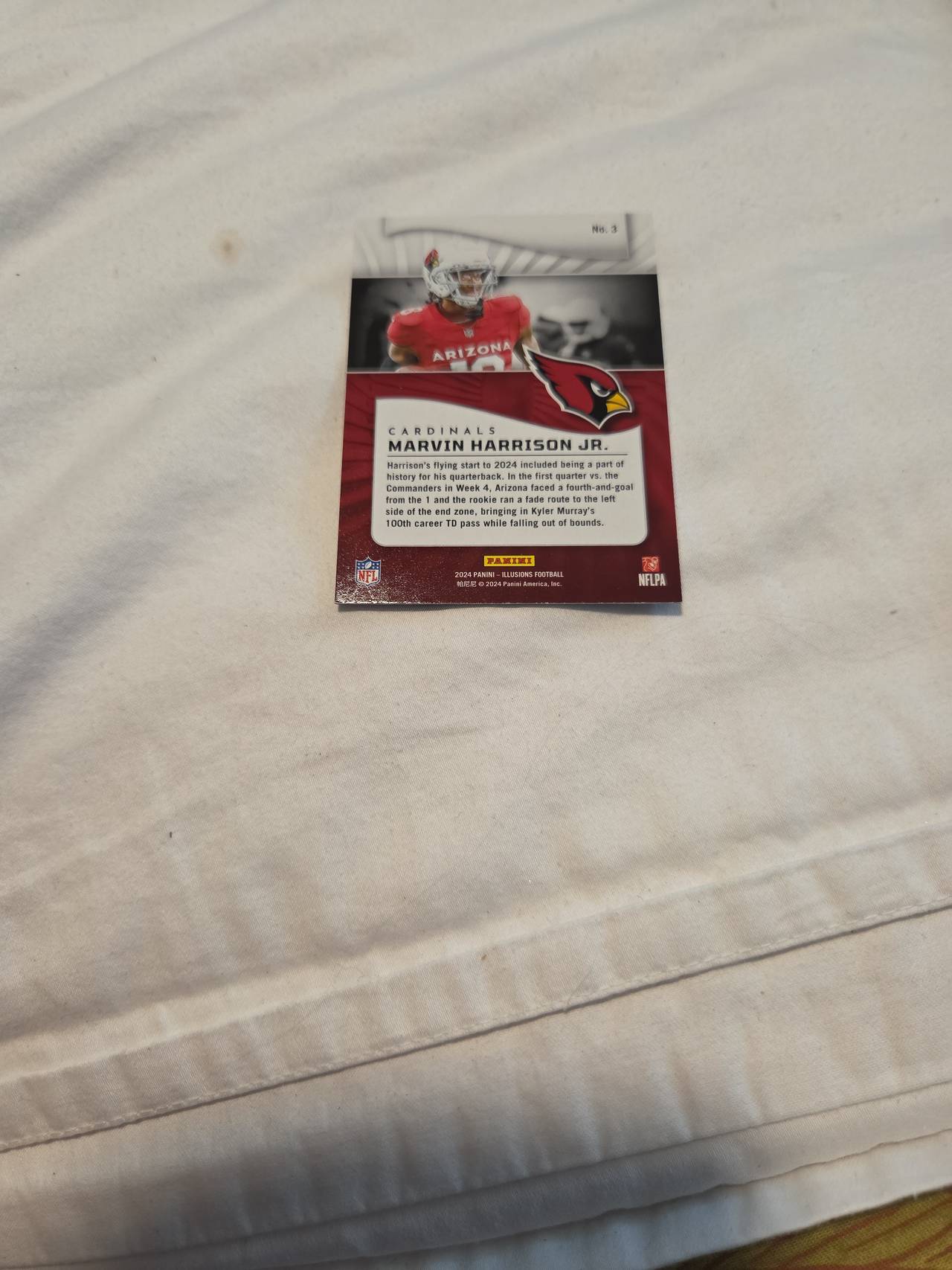 2024 Panini Illusions Marvin Harrison Jr. Rookie Card