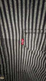 Levi's Men's The Worker Striped Button-Up Shirt 3XL NEW - Image 4