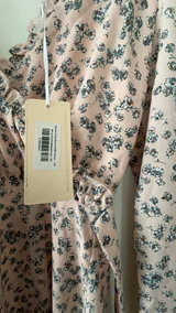 Floral Print Long Sleeve Mini Dress - Image 4