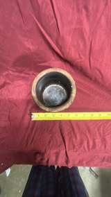 Antique Albany Slip Stoneware Crock - Image 2