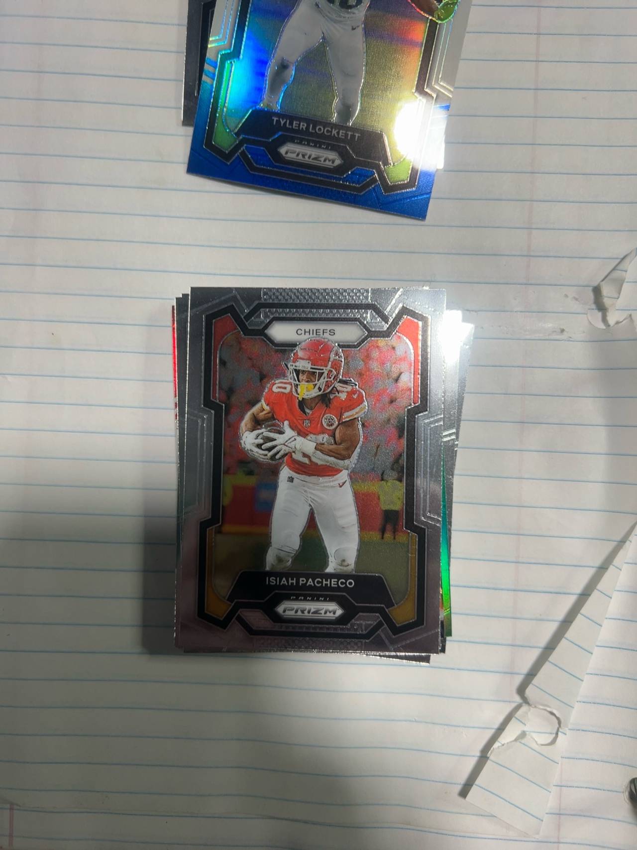 Panini Prizm 2023 Isiah Pacheco #144 Rookie Card