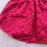 Disney Skirt Skort Girls Size 3T Lace Red Shorts  - Image 3