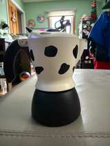 Bialetti Mukka Express Cow Print Stovetop Cappuccino Maker - Image 2