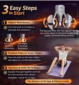 Pelvic Floor Muscle & Thigh Trainer with LCD Counter - Image 4