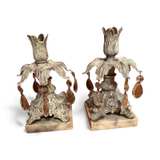 Vintage Hollywood Regency Candle Holder Set - Image 1