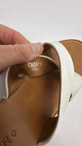 Donald J Pliner Charla White Leather Crisscross Slide Heels 8.5 - Image 7