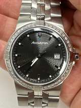 Bulova Accutron Greenwich Watch with Diamond Bezel - Image 3