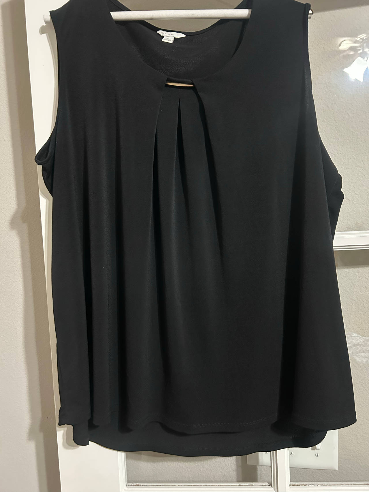 Cato Sleeveless Black Blouse