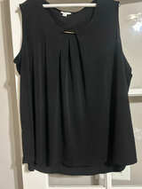 Cato Sleeveless Black Blouse - Image 1