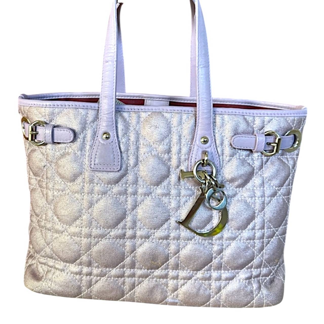 Dior Lady Dior Purple metallic Panarea Tote