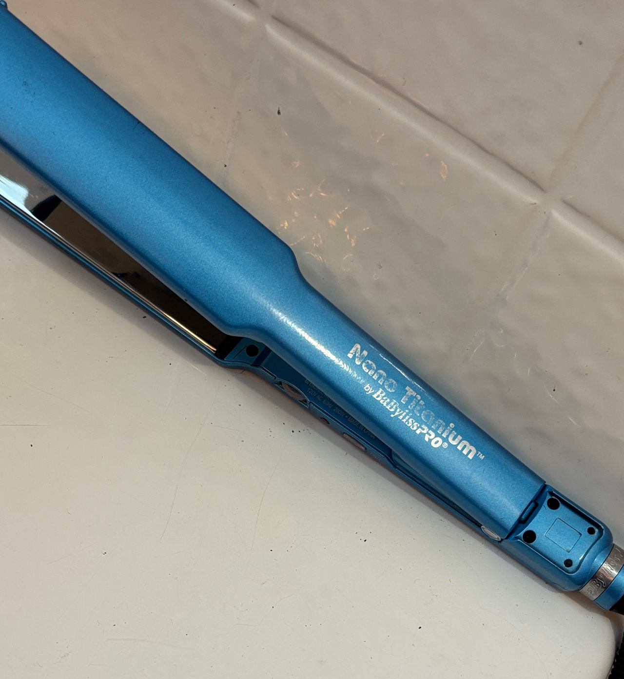 BaBylissPRO Nano Titanium 1" Straightening Iron