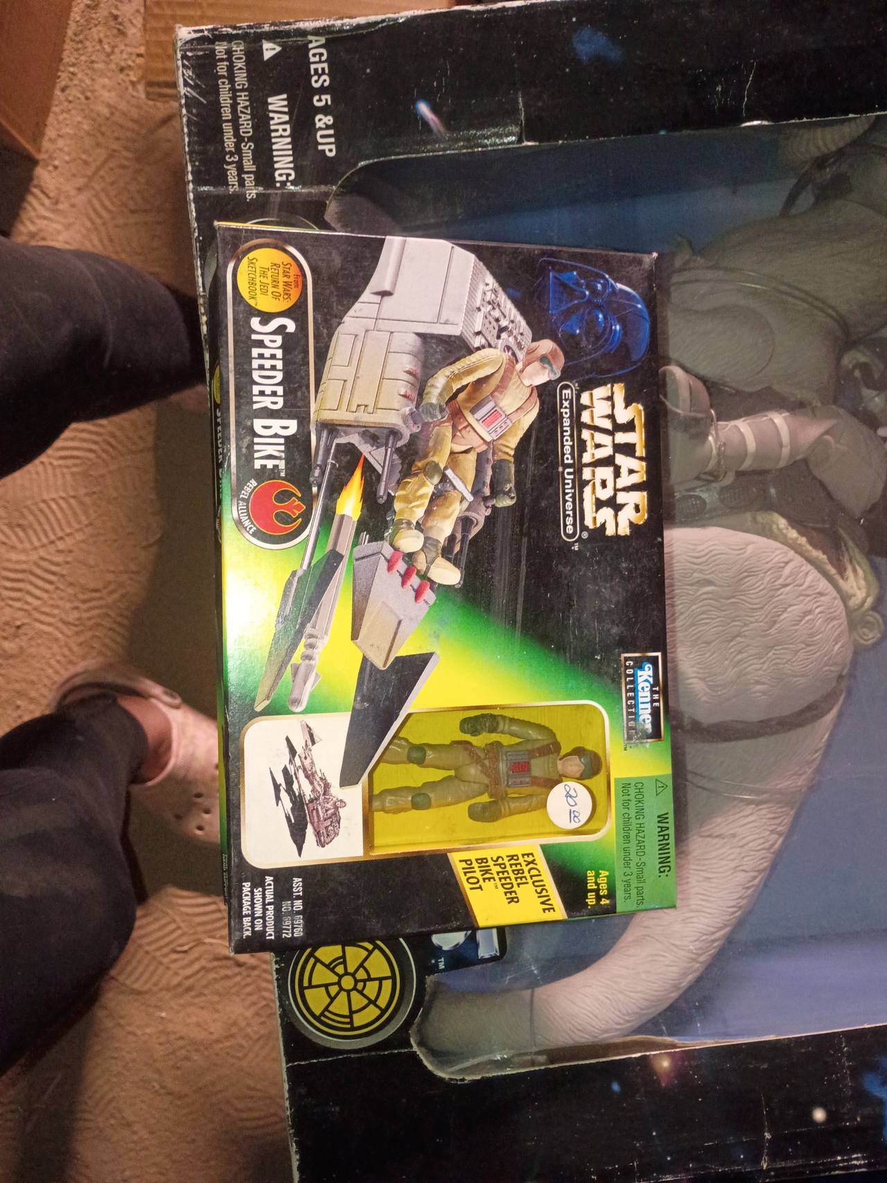 Kenner Star Wars Expanded Universe Speeder Bike with Rebel Pilot