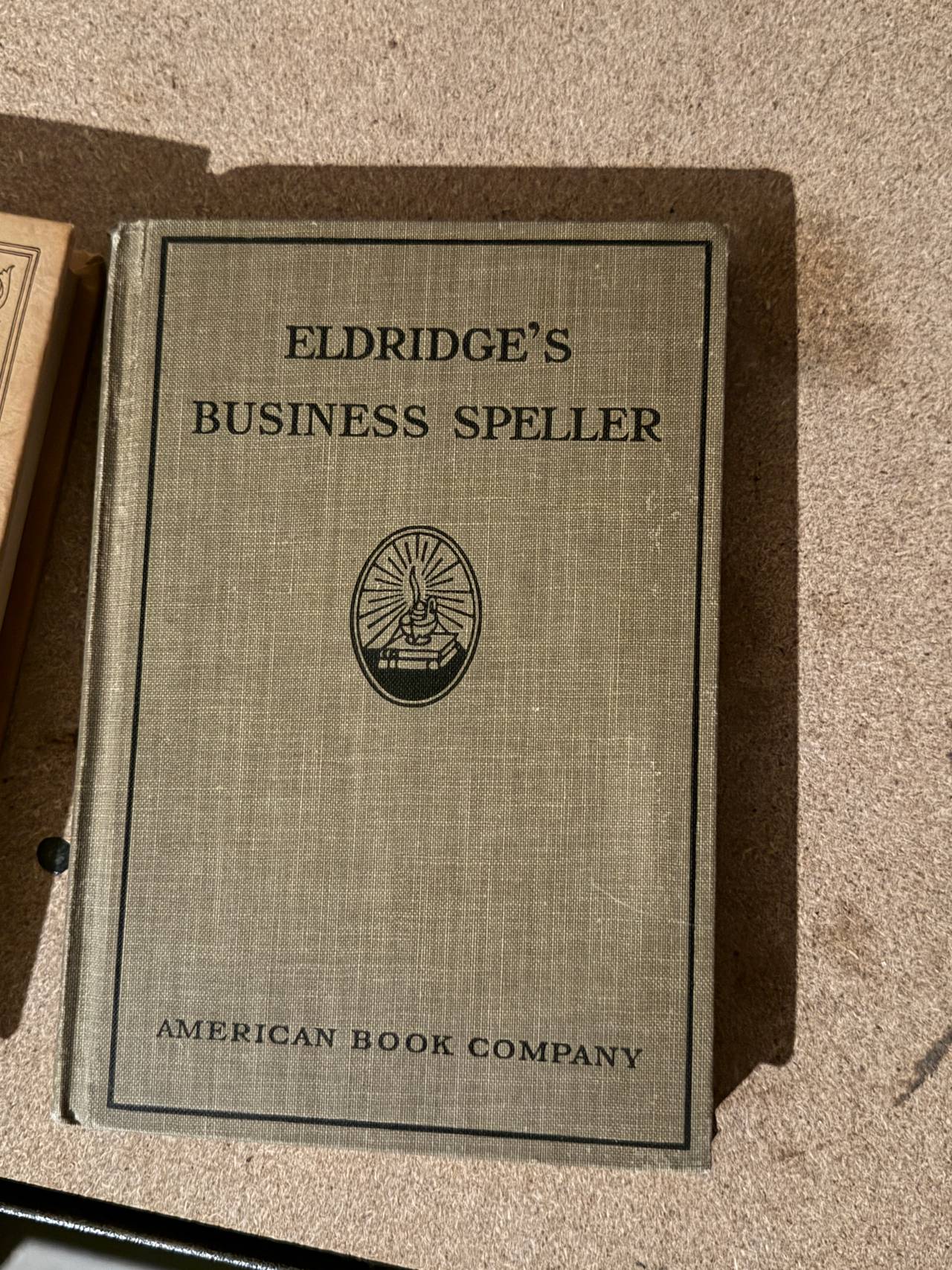 Eldridge's Business Speller by Edward H. Eldridge